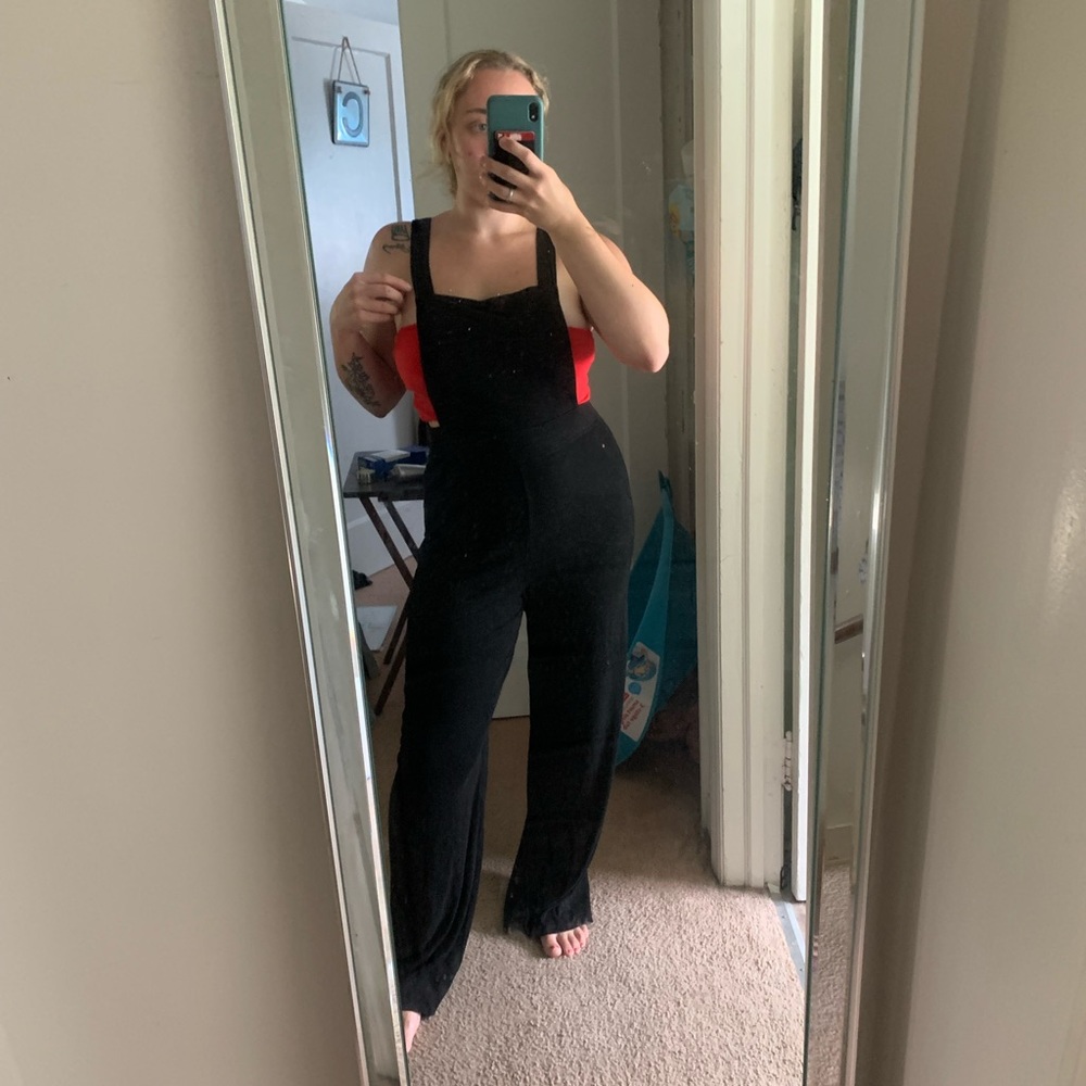 Black Overalls NWOT